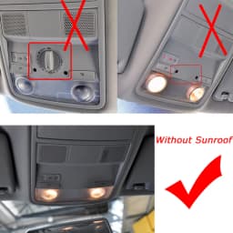 Dome Front Ceiling Lamp Reading Light Interior Roof Lamp For VW Golf 5 6 Tiguan Passat B6 for Skoda Yeti Superb Octavia