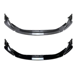 For BMW M3 G80 M4 G82 Front Bumper Spoiler Lip 2021 2022 2023 Carbon Fiber Look/Gloss Black Car Lower Splitter Lip Protector Kit