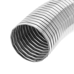 250mm Universal Stainless Steel Exhaust Middle Link Pipe Flexible Polylock Exhaust Pipe Quick Repair Tube