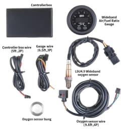 12V Wideband Air Fuel Ratio Gauge Afr Gauge Wideband Kit LED Digital Display With Wideband Sensor