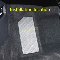 LHD Silver Footrest Dead Foot Rest Pedal Pad Cover Aluminium For Honda Accord 2018-2022 2023 2024 2025 Accessories