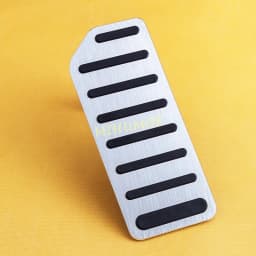 LHD Silver Footrest Dead Foot Rest Pedal Pad Cover Aluminium For Honda Accord 2018-2022 2023 2024 2025 Accessories
