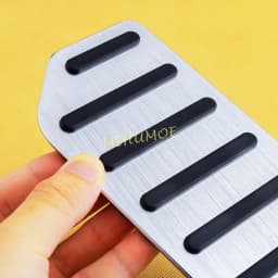 LHD Silver Footrest Dead Foot Rest Pedal Pad Cover Aluminium For Honda Accord 2018-2022 2023 2024 2025 Accessories