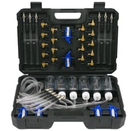 Diesel Engine Injector Flow Meter Test Kit 6-Cylinder Common Rail Adapter Leak Diagnosis Kit