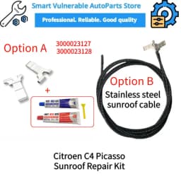 sunroof cable bracket for Citroen C4 Picasso sunroof sunshade cable bracket buckle slider metal bracket 3000023127 3000023128