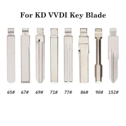 KeyDiy Xhorse VVDI JMD KD Replacement Metal Uncut Blank Blade Universal Remote Flip Blade For Subaru Toyota BMW VW Ford