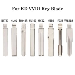 KeyDiy Xhorse VVDI JMD KD Replacement Metal Uncut Blank Blade Universal Remote Flip Blade For Subaru Toyota BMW VW Ford