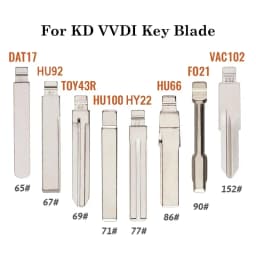 KeyDiy Xhorse VVDI JMD KD Replacement Metal Uncut Blank Blade Universal Remote Flip Blade For Subaru Toyota BMW VW Ford