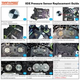TRANSPEED DQ500 DQ380 DQ381 0DE Automatic Transmission Clutch Pressure Sensor TCU TCM Fr Audi Q3 VW Trannsporter Scirocco Tiguan