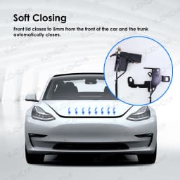 Front Trunk Electric Suction Lock for Tesla Frunk Soft Closing Model Y / Y Juniper / YL / X / S/ 3 Highland Frunk Auto Closer