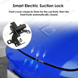 Front Trunk Electric Suction Lock for Tesla Frunk Soft Closing Model Y / Y Juniper / YL / X / S/ 3 Highland Frunk Auto Closer