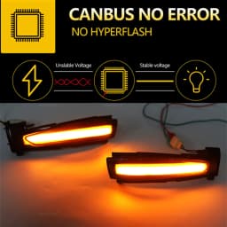 LED Dynamic Turn Signal Light Side Mirror Indicator Repeater Lamp 6325J4 6325J5 For Peugeot 508 For Citroen DS5 C4 2010-2017