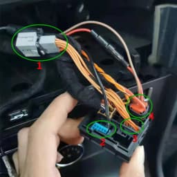 RCD330 MQB PQ MIB For Audi A3 S3 A4L A5 Q2 Q3 Q5 Q7/VW Tiguan Touran Passat Car Trunk Handle Rear View Dynamic Trajectory Camera