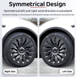 4PCS Wheel Caps 19Inch Hub Cap Performance Replacement Automobile Wheel Hubcap Full Rim Cover For Tesla Model Y 2024 Accessories