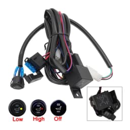 Universal Built -in Car Seat Heater Kit 12V Carbon Fiber Heating Pads Round Switch Cushion Set Fit For Installing 1 Seat