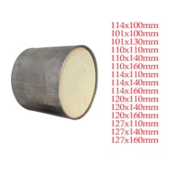 Three Way Round Ceramic Substrate Universal Catalytic Converte EURO 1 400 Cpsi High Flow 101/114/120/127*100 Mm Sport Catalyst