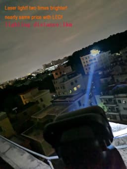 Laser Car Searchlight 7 Inch 70W 360 Degree Rotating  9-32V Offroad Hunting Lamp Remote Control Boat Search Lights for SUV Truck