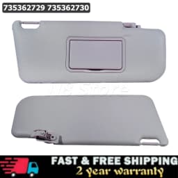 For Fiat Panda MK2 2003-2011 Sun Visor Left Or Right Side With Mirror And Pocket 735362729 735362730