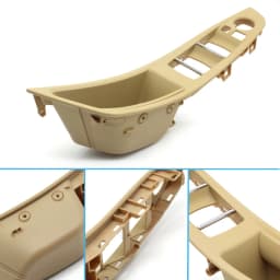 7pcs Set LHD Interior Armrest Door Pull Handle Panel Inside Trim Cover For BMW 5 Series F10 F11 F18 520i 523i 525i 528i 535i