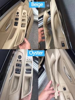 7pcs Set LHD Interior Armrest Door Pull Handle Panel Inside Trim Cover For BMW 5 Series F10 F11 F18 520i 523i 525i 528i 535i