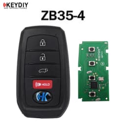 KEYDIY KD ZB35-3/4 ZB36-2/3/4 Smart Key ZB Series Multiple Remotes for KD-X2 KD-MAX Programmer Replacement for Toyota Car Keys