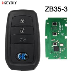 KEYDIY KD ZB35-3/4 ZB36-2/3/4 Smart Key ZB Series Multiple Remotes for KD-X2 KD-MAX Programmer Replacement for Toyota Car Keys