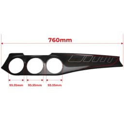 Carbon Fiber Dashboard Center Console Air Condition Panel Decoration Outlet Cover Trim For Mercedes Benz GLA CLA Class 2013-2017