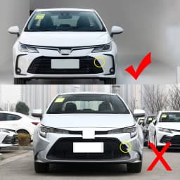 Original Quality Car Front Rear Bumper Tow Hook Cover Cap For Toyota Corolla 2019-2022 Lower Grille Cover