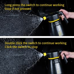 Electric Foam Sprayer Car Wash Motorcycle Clean Detailing Snow Cannon High Pressure Water Gun Generator Lance Wap Manual