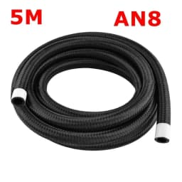 3M 5M 6M Oil Fuel Hose Oil Gas Line AN4 AN6 AN8 AN10 AN12 10FT Cooler Hose Line Nylon Stainless Steel Braided Pipe Tube in Stock
