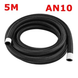 3M 5M 6M Oil Fuel Hose Oil Gas Line AN4 AN6 AN8 AN10 AN12 10FT Cooler Hose Line Nylon Stainless Steel Braided Pipe Tube in Stock
