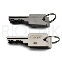 48 In 1 Locksmith Tools Lock Keys Set for Bull Head Lock for S Groove Lock For One Word Locks for SOWOYOO