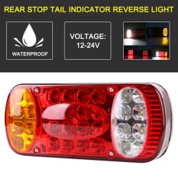 Rear Stop Brake Lights 12V Waterproof 32LED Taillight 1Pc Car Truck Tail Light Signal Indicator For Trailer Lorry