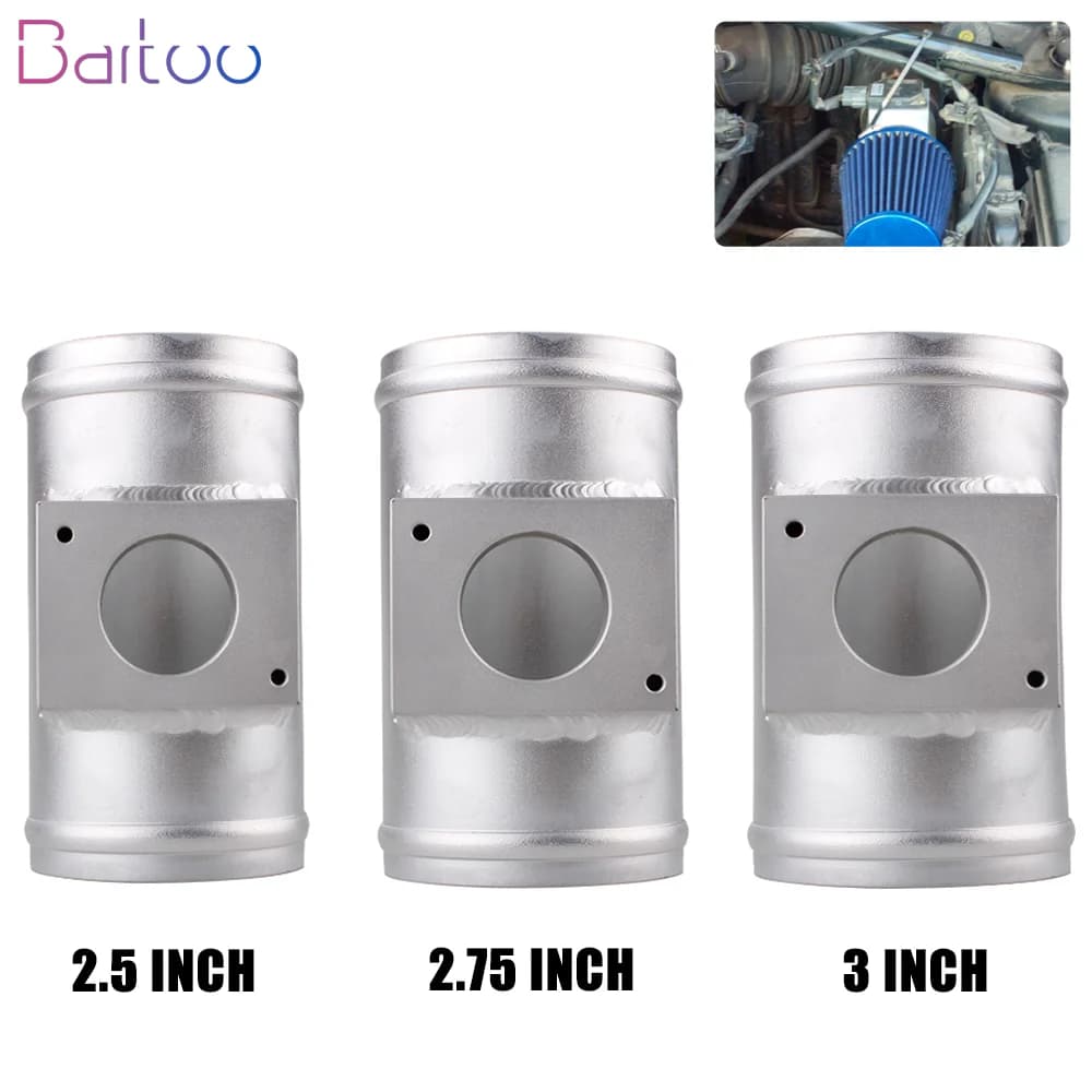 New 63/70/76mm Air Flow Sensor Mount Air Flow Meter Base For Mitsubishi ASX Lancer Air-Intake Meter Adapter 2.5" 2.75" 3" MAF010