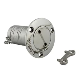 Marine Boat Hardware Deck Filler 38/50mm 316 Stainless Steel Key Cap Filler Water Waste Diesel Gas Fuel Deck Filler 1.5" and 2"