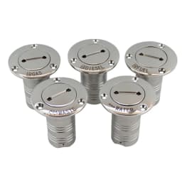 Marine Boat Hardware Deck Filler 38/50mm 316 Stainless Steel Key Cap Filler Water Waste Diesel Gas Fuel Deck Filler 1.5" and 2"
