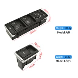 For Benz W204 X204 Car Electric Power Master Window Switch Replacement For Mercedes C GLK Class C180 C200 C250 GLK300 2049055302