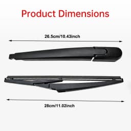 Car Wiper 11" Rear Wiper Blade For Kia Sorento MK2 2009 - 2014 Clean Windshield Windscreen Rear Wiper 988152P000