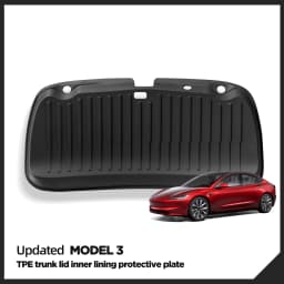 Smabee for Tesla Model 3 Highland 2024 2025 Rear Trunk Door Anti-dirt Mat Trunk Tailgate Protection Pad Car Accessories