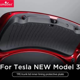 Smabee for Tesla Model 3 Highland 2024 2025 Rear Trunk Door Anti-dirt Mat Trunk Tailgate Protection Pad Car Accessories