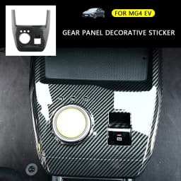 Carbon Sticker for MG 4 MG4 EV Mulan 2023 2024 Car Center Console Gear Panel Cover Trim Inner Modification