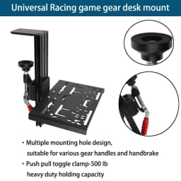 Universal Desk Mounted Desktop Fixture Simulation Racing Game Bracket For Logitech G Driving Force Shifter Thrustmaster TH8A&TSS