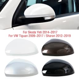 For VW Tiguan 2009-2017 Sharan 2012-2019 Car Wing Door Side Rearview Mirror Cap Shell House Cover Lid For Skoda Yeti 2014-2017