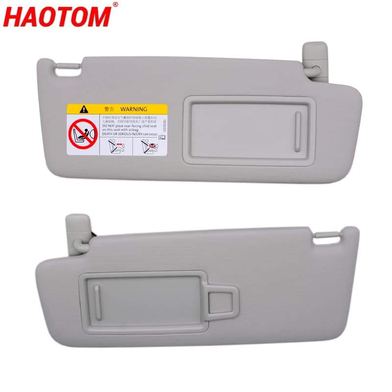 Car Front Inner Sun Visor Gray Left Right Windscreen Sun Shade For VW GTI Golf MK7 VII 2014-2017 5GG857551 5GG857552