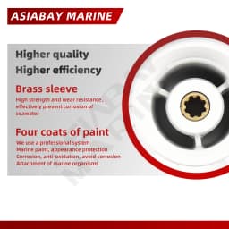 For Yamaha 9.9hp 15hp 20hp Outboard Propeller 9 1/4*11 Boat Motor Aluminum Alloy Screw Ship Marine Engine Parts 3 Blade 8 Spline