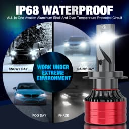 H4 LED Headlight 30000LM H7 H1 H3 H11 H8 H9 9005 9006 HB3 HB4 CSP Chip LED 9012 5202 9004 9007 H13 H27 880 881 Turbo Lampada