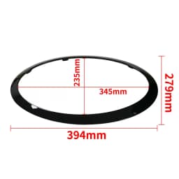 51137300632 2Pcs For Mini Cooper F55 F56 F57 2014 Gloss Black Headlight Ring Bezel Trim Surround Cover Rear Light Frame Car Ac