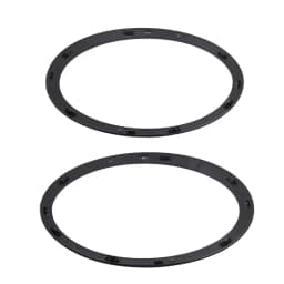51137300632 2Pcs For Mini Cooper F55 F56 F57 2014 Gloss Black Headlight Ring Bezel Trim Surround Cover Rear Light Frame Car Ac