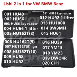 021-040 Lishi 2 in 1 2in1 HU46 YM28 HU100 HU43 B111 GM37 GM39 GM45 VA2T HU83 NE72 SX9 NE78 VA6 VAC102 HU136 Laguna3 for Opel GM