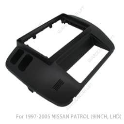 9INCH Car Radio Fascias For Nissan patrol Y61 1997-2006 Android GPS MP5 Stereo Player 2 Din Head Unit Panel Dash Frame Installat